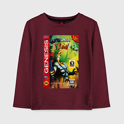 Детский лонгслив Earth worm jim cover