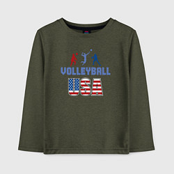 Детский лонгслив USA volley