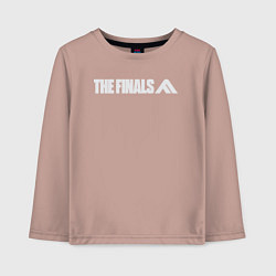 Детский лонгслив The finals logo