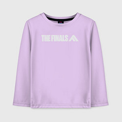 Детский лонгслив The finals logo