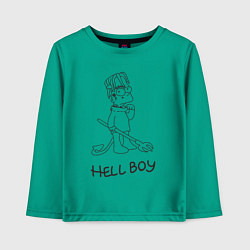 Детский лонгслив Bart hellboy Lill Peep