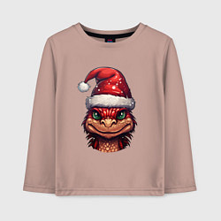 Детский лонгслив Маленький дракон новогодний 2024