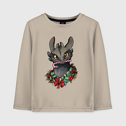 Детский лонгслив Новогодний Беззубик