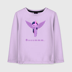 Детский лонгслив Твайлайт Спаркл в медитации