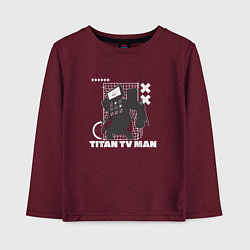 Детский лонгслив Titan TV Man