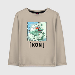 Детский лонгслив Кон - призыв лиса