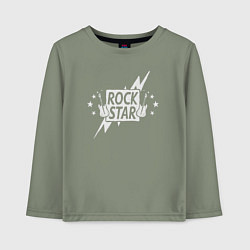 Детский лонгслив Guitar rock star