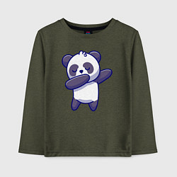 Детский лонгслив Dabbing panda