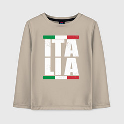 Детский лонгслив Italia