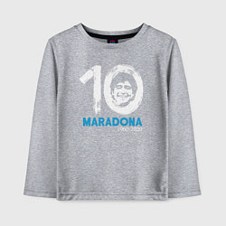 Детский лонгслив Maradona 10