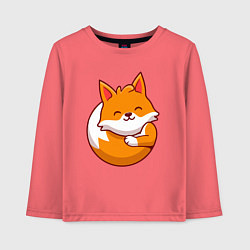 Детский лонгслив Orange fox