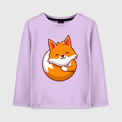 Детский лонгслив Orange fox