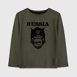 Детский лонгслив Russian gorilla