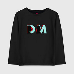 Детский лонгслив Depeche Mode - DM logo