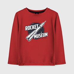 Детский лонгслив Музей ракет