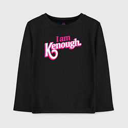 Детский лонгслив I am kenough