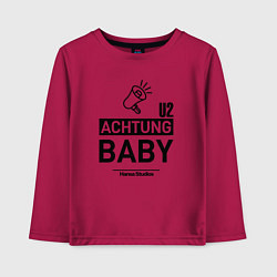 Детский лонгслив U2 - Achtung Baby hansa studio berlin