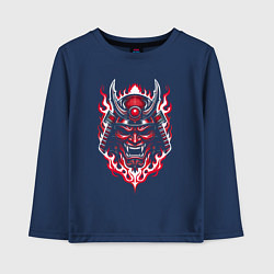 Детский лонгслив Samurai mask demon