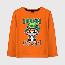 Детский лонгслив Irish Cream