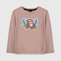 Детский лонгслив Маленький ленивец