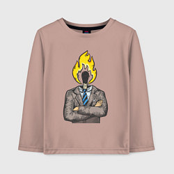 Детский лонгслив Fire boss