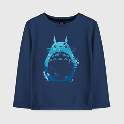 Детский лонгслив Blue Totoro