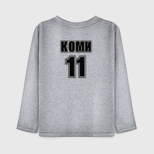 Детский лонгслив Коми / Меланж – фото 2