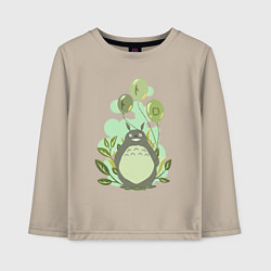 Детский лонгслив Green Totoro