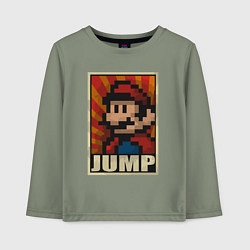 Детский лонгслив Jump Mario