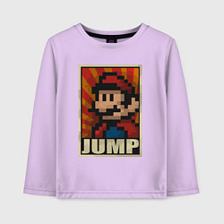 Детский лонгслив Jump Mario