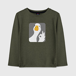 Детский лонгслив Гусь-нормусь