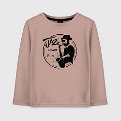 Детский лонгслив Jazz lover
