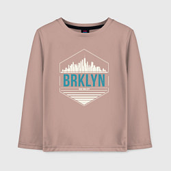 Детский лонгслив Brooklyn city