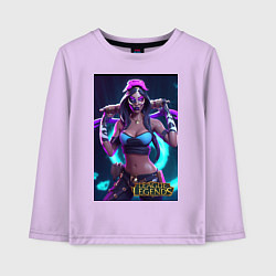 Детский лонгслив League of Legends Akali Kda