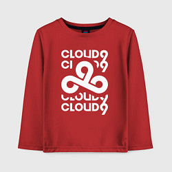 Детский лонгслив Cloud9 - in logo