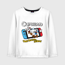 Детский лонгслив Switch cuphead