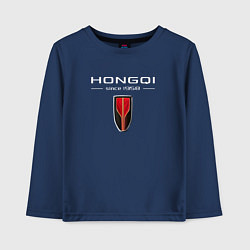 Детский лонгслив Hongqi - logo