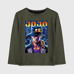 Детский лонгслив Jojo - Jotaro Kujo ai art