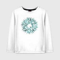 Детский лонгслив Рыбный круг