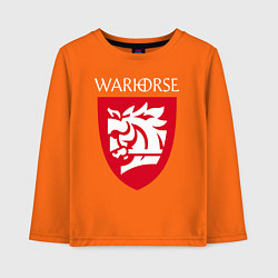 Детский лонгслив Warhorse logo