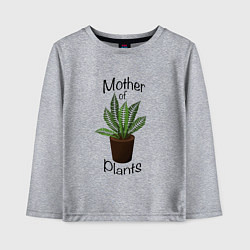 Детский лонгслив Mother of plants - Папоротник