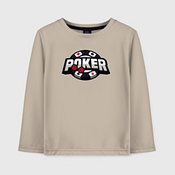 Детский лонгслив Poker game