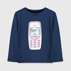 Детский лонгслив Error 404 nokia