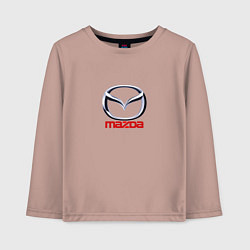 Детский лонгслив Mazda logo