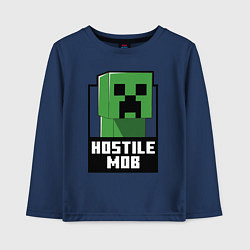 Детский лонгслив Minecraft hostile mob