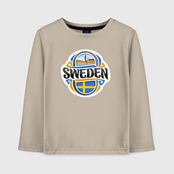 Детский лонгслив Sweden