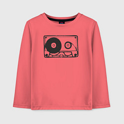 Детский лонгслив Audio cassette