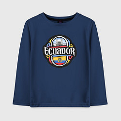 Детский лонгслив Эквадор