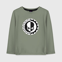 Лонгслив хлопковый детский Вархаммер Механикус, цвет: авокадо