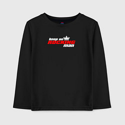 Детский лонгслив Keep on rocking man